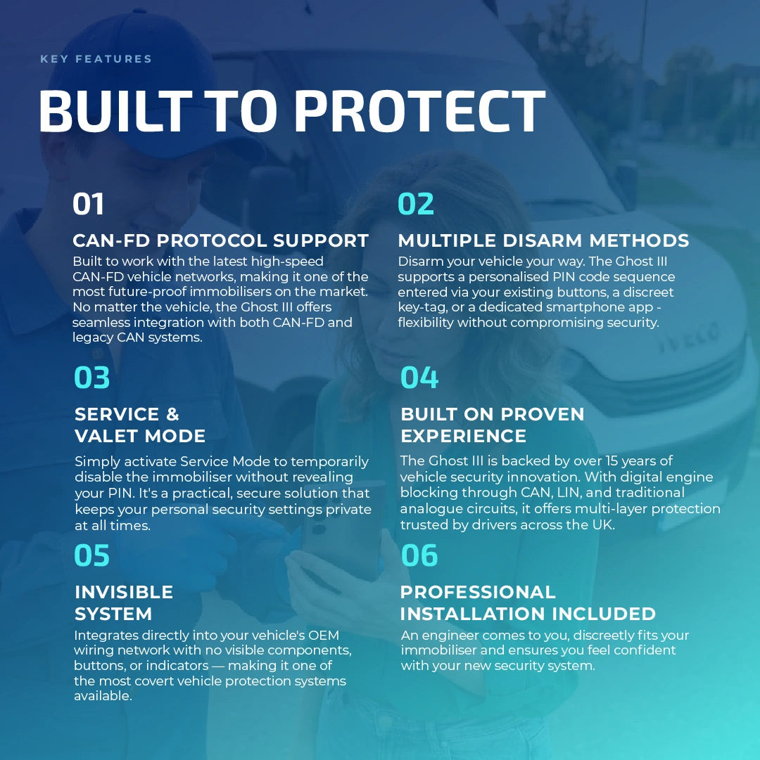 Ghost 3 Immobiliser Features - Tracker Team