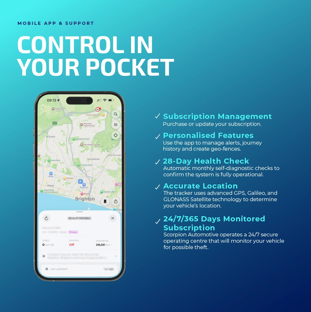 Scorpion EV S5 Tracker App - Tracker Team
