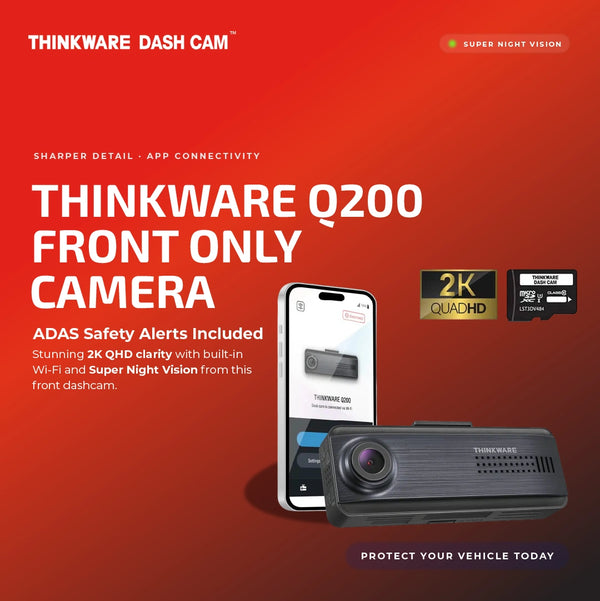 Thinkware Front Facing Q200 - Tracker Team