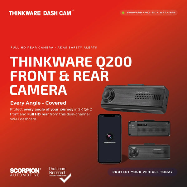 Thinkware Q200 Front and Rear - Tracker Team