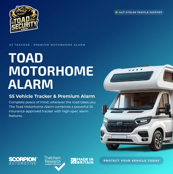 Toad Motorhome Alarm - Tracker Team