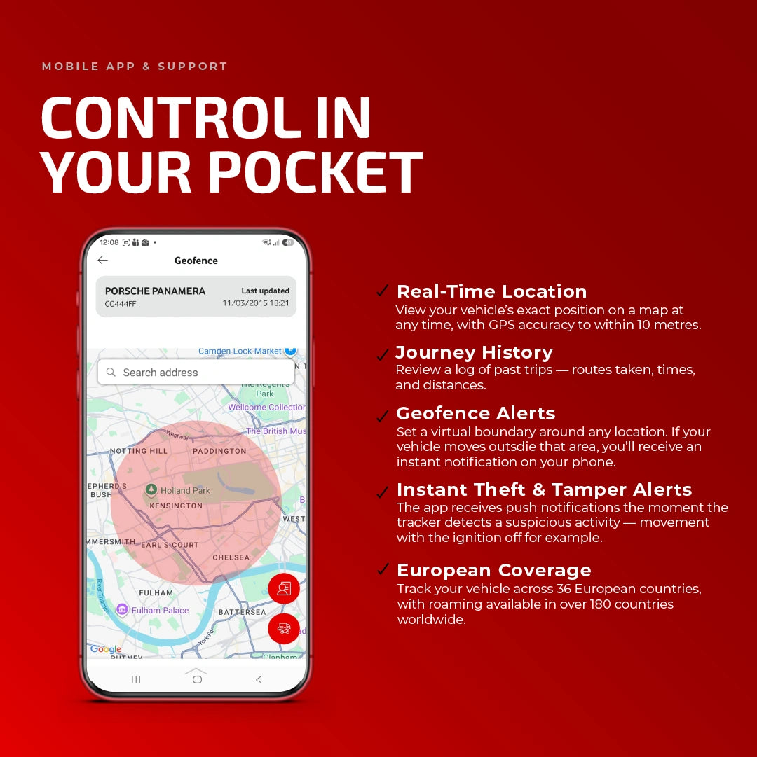 Vodafone S7 Tracker Protect & Connect App - Tracker Team